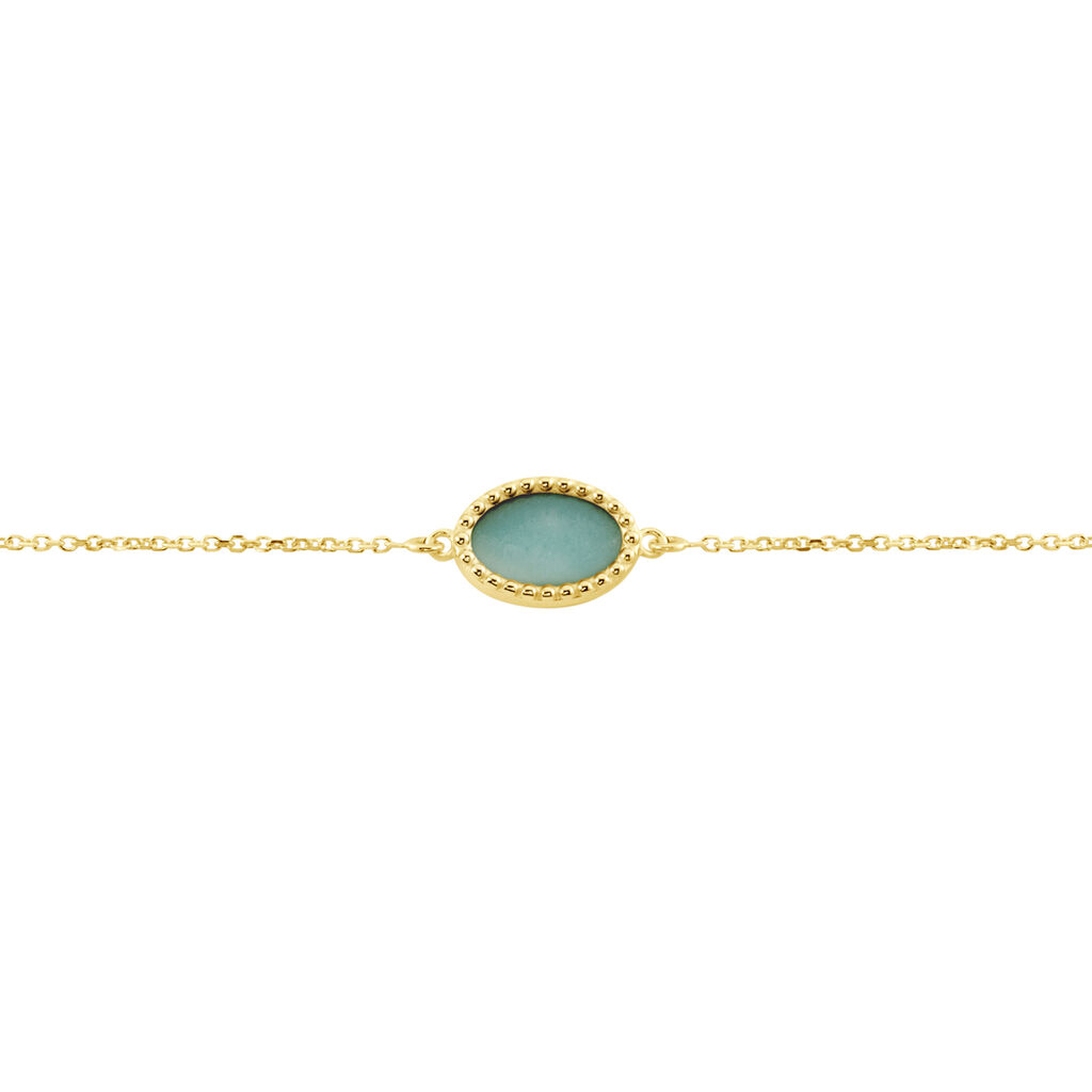 Bracelet Lucky Gems Or Jaune Amazonite - Bracelets Femme | Histoire d&rsquo;Or