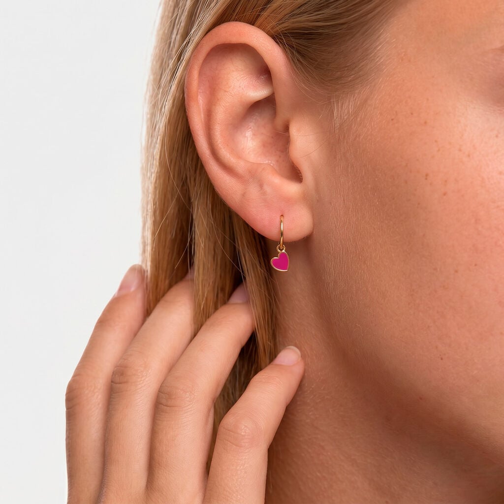 Cr&eacute;oles Elsie Or Jaune - Boucles d'oreilles cr&eacute;oles Enfant | Histoire d&rsquo;Or