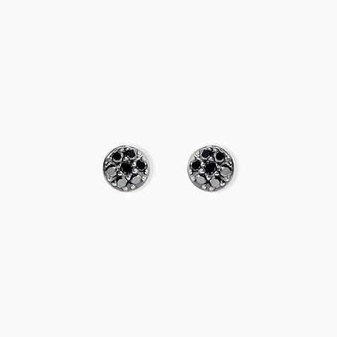 Boucles D'oreilles Puces Teani Or Blanc Diamant - Clous d'oreilles Femme | Histoire d’Or