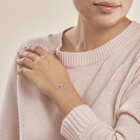 Bracelet Chimere Argent Blanc Oxyde De Zirconium - Bracelets fantaisie Femme | Histoire d’Or