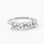 Bague Magma Argent Blanc Oxyde De Zirconium - Bagues avec pierre Femme | Histoire d&rsquo;Or