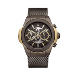 Montre Montignac Round Chrono Marron - Montres Homme | Histoire d&rsquo;Or