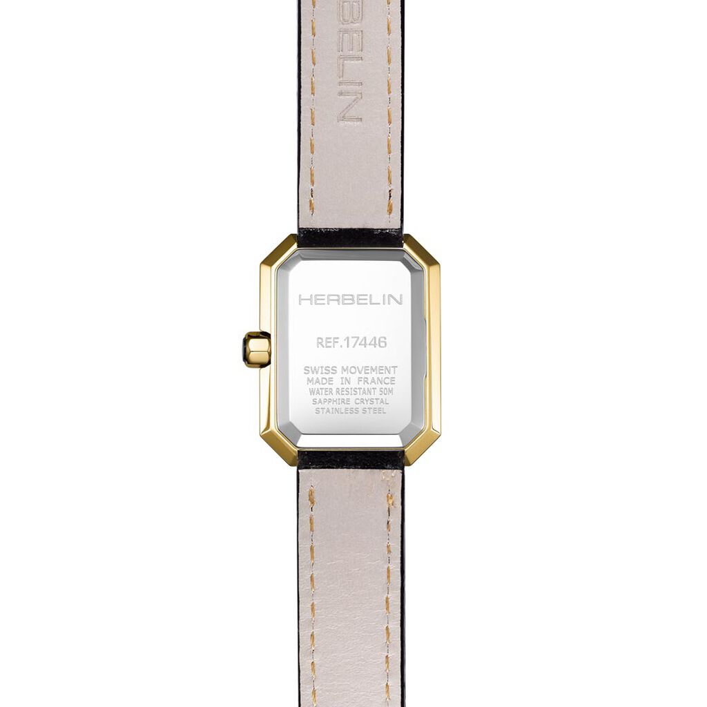 Montre Herbelin Octogone Nacre Blanche - Id&eacute;es cadeaux Femme | Histoire d&rsquo;Or