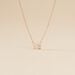 Collier Court Argent Rose Anne-lise Oxyde De Zirconium - Ras de cou Femme | Histoire d’Or