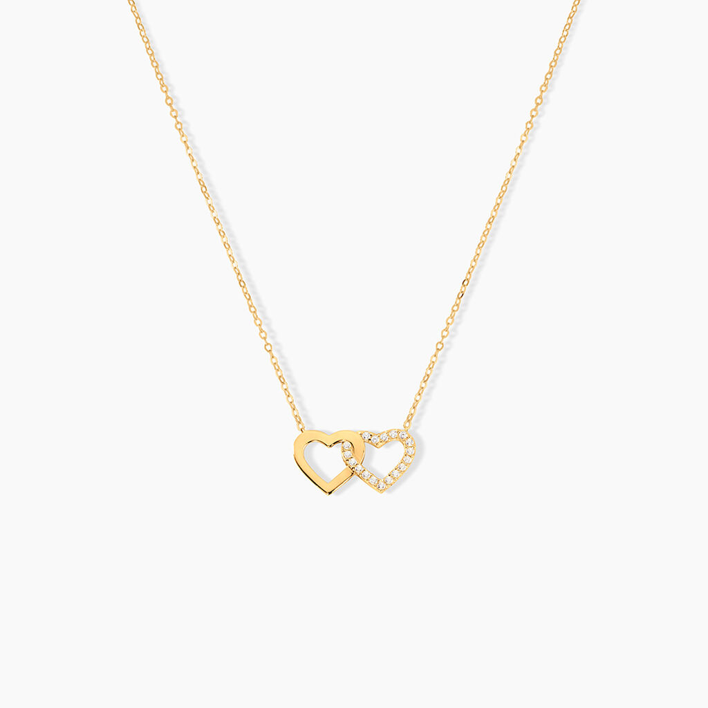 Collier Bassam Or Jaune Oxydes De Zirconium - F&ecirc;te des m&egrave;res Femme | Histoire d&rsquo;Or