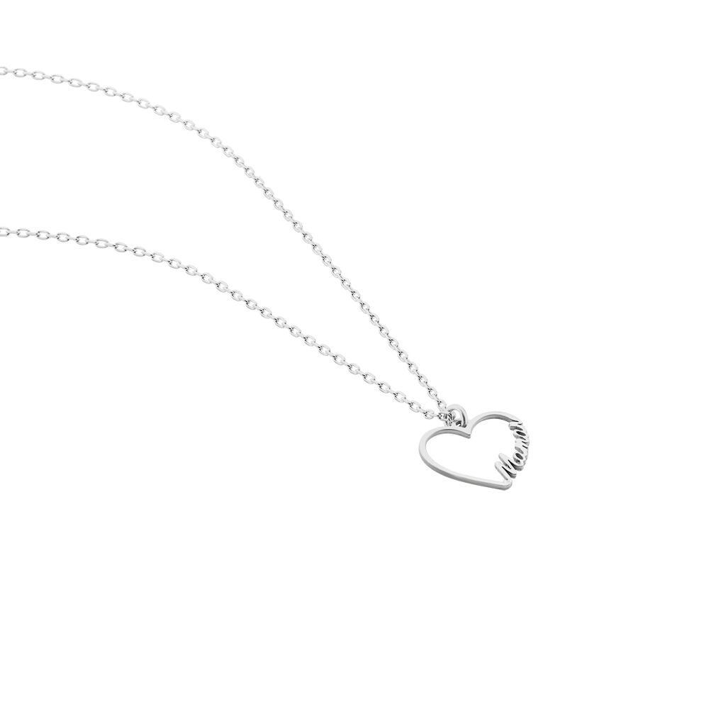 Collier Soumia Argent Blanc - F&ecirc;te des m&egrave;res Femme | Histoire d&rsquo;Or