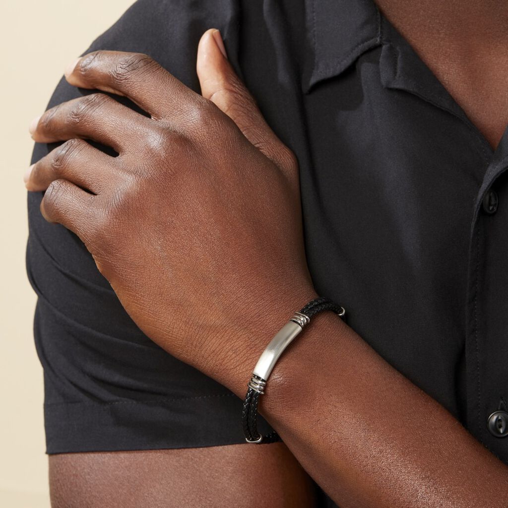 Bracelet Gaetan Acier Blanc - Bracelets Homme | Histoire d’Or