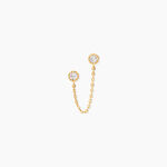 Bijou D'oreille Unitaire Camila Or Jaune Oxyde De Zirconium - Piercings d'oreilles Femme | Histoire d&rsquo;Or