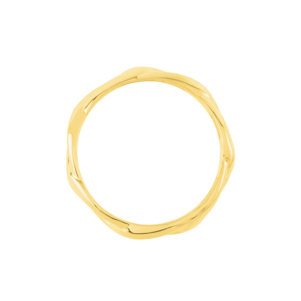 Bague Aissata Acier Dore - Bagues fantaisie Femme | Histoire d’Or