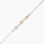 Bracelet Majestueuse Or Jaune Oxyde De Zirconium - Bracelets Femme | Histoire d&rsquo;Or