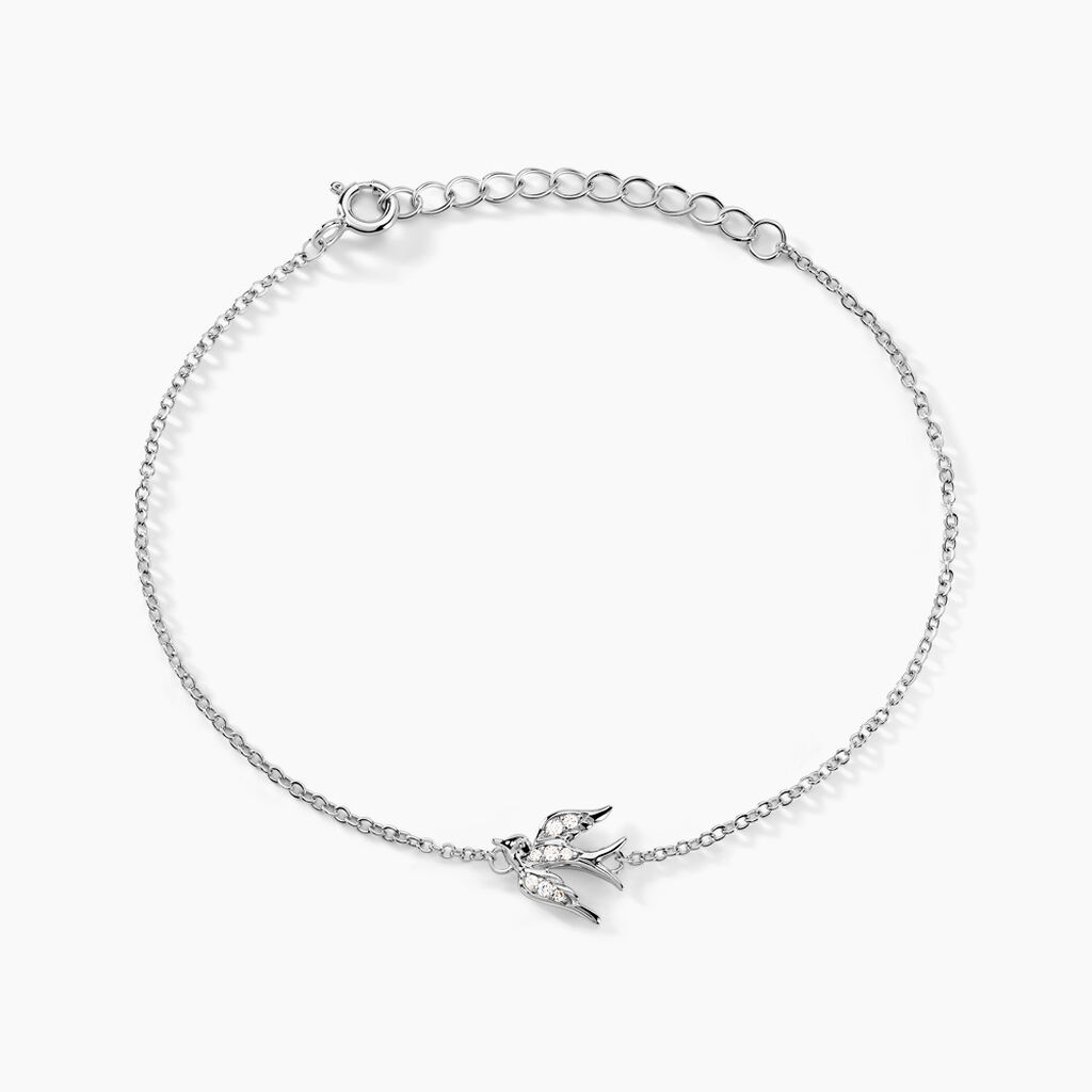 Bracelet Marilla Argent Blanc Oxyde De Zirconium - Bracelets Femme | Histoire d’Or
