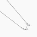 Collier Vega Argent Blanc Oxyde De Zirconium - Colliers Zodiaque Femme | Histoire d&rsquo;Or