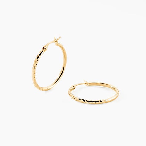 Cr&eacute;oles Kazema Or Jaune - Boucles d'oreilles cr&eacute;oles Femme | Histoire d&rsquo;Or