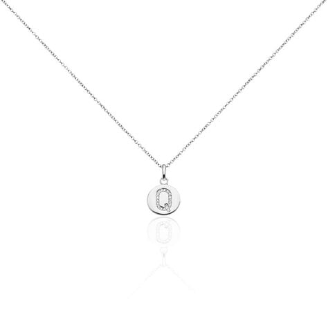 Collier Argent Eugenien Oxydes De Zirconium - Colliers fantaisie Femme | Histoire d’Or