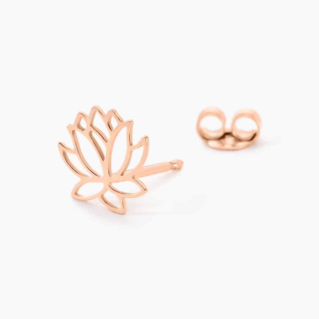 Boucles D'oreilles Puces Rosita Argent Rose - Boucles d'oreilles fantaisie Femme | Histoire d&rsquo;Or