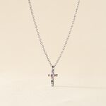 Collier Ha&iuml;vy Argent Blanc Oxyde De Zirconium - Colliers fantaisie Femme | Histoire d&rsquo;Or