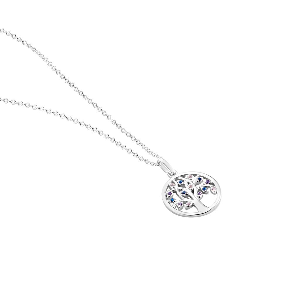 Collier Alive Argent Blanc Oxyde De Zirconium - Colliers fantaisie Femme | Histoire d’Or