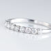 Alliance Eloisa Or Blanc Diamant Synthetique - Alliances Femme | Histoire d’Or