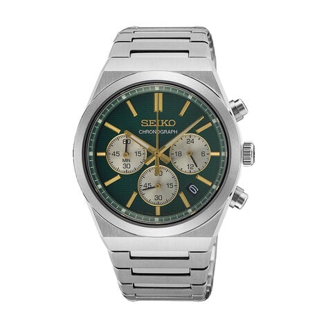 Montre Seiko Sport Chrono Vert - Montres Homme | Histoire d&rsquo;Or