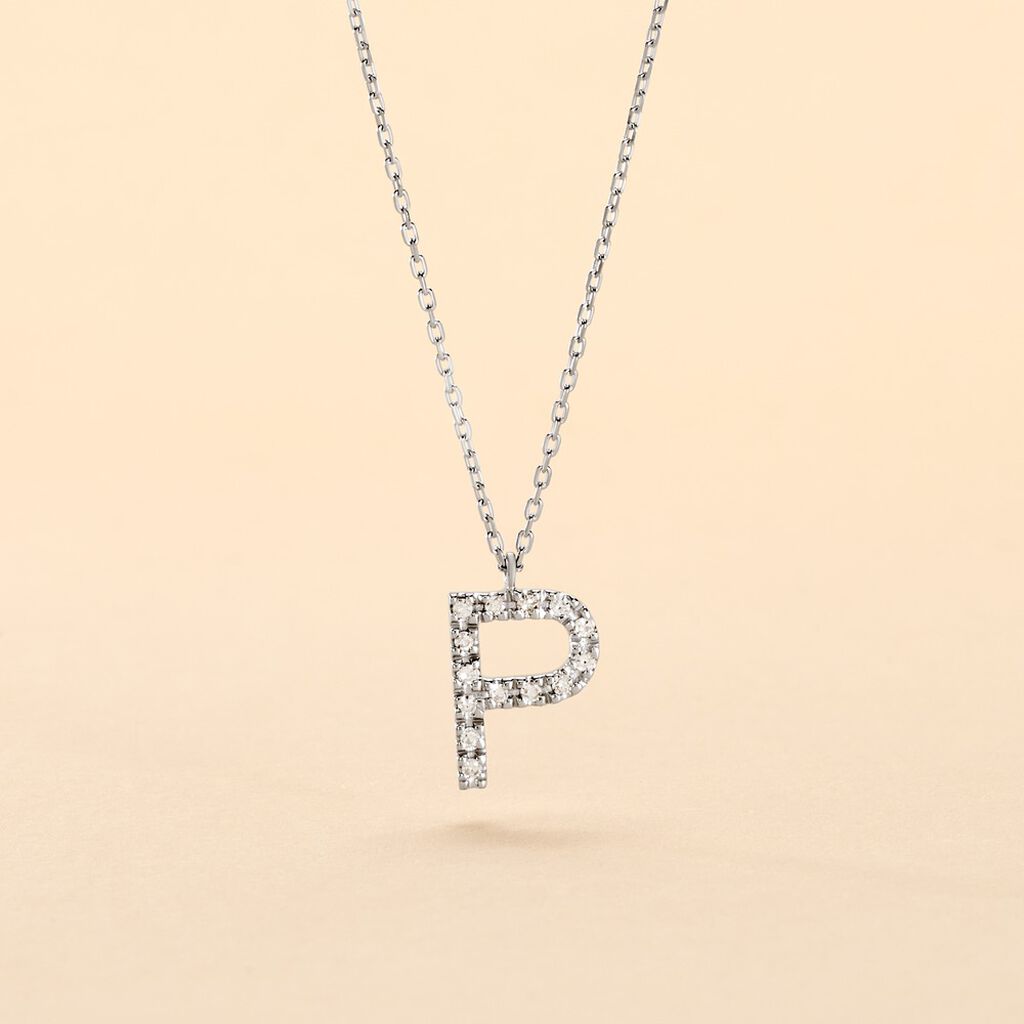 Collier Oran Or Blanc Diamant - Colliers Femme | Histoire d’Or