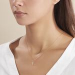 Pendentif Alyssa Croix Or Jaune - Pendentifs Communion Unisex | Histoire d&rsquo;Or