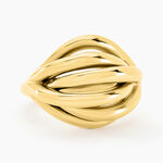 Bague Jackie Acier Jaune - Bagues fantaisie Femme | Histoire d&rsquo;Or