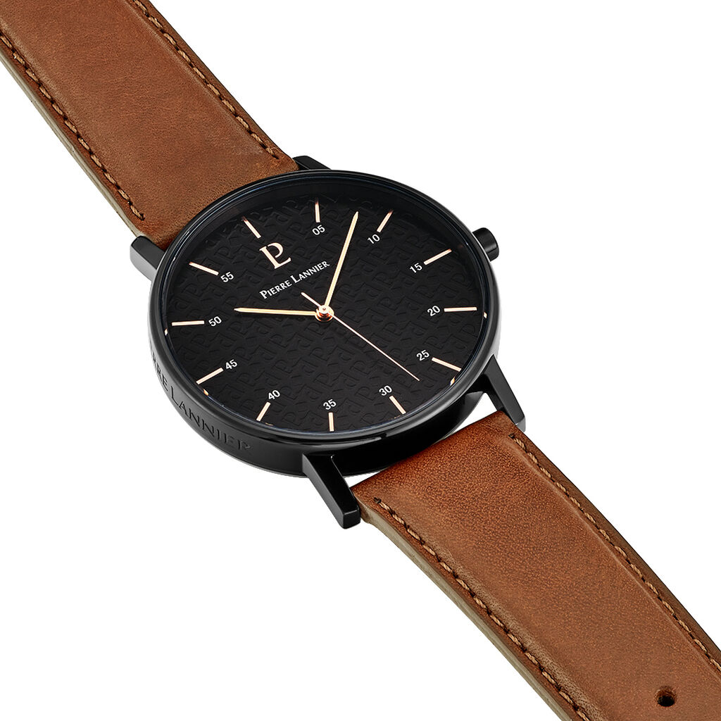 Montre Pierre Lannier Collection Cityline Noir - Montres Homme | Histoire d’Or