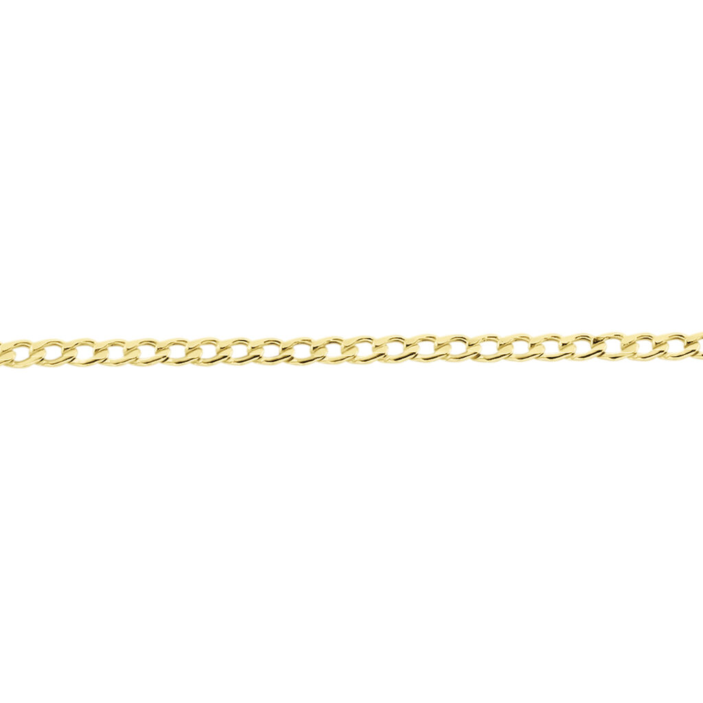 Bracelet Iris Or Jaune Maille Gourmette - Bracelets cha&icirc;ne Femme | Histoire d&rsquo;Or