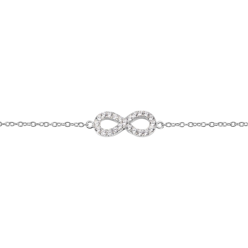 Bracelet Lou Argent Blanc Oxyde De Zirconium - Bracelets Femme | Histoire d’Or
