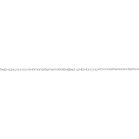Chaîne Igoa Maille Forçat Diamantee Or Blanc - Chaines Femme | Histoire d’Or