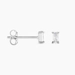 Boucles D'oreilles Puces Udia Argent Blanc Oxyde De Zirconium - Boucles d'oreilles fantaisie Femme | Histoire d&rsquo;Or