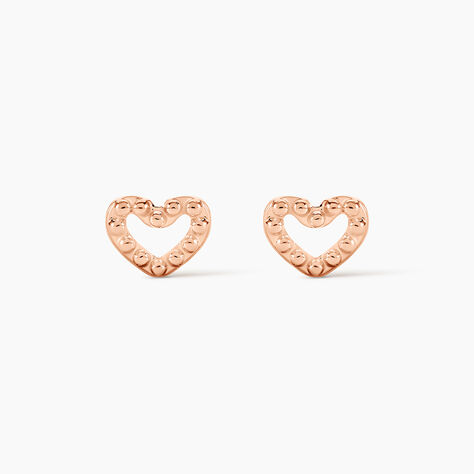 Boucles D'oreilles Puces Menel Argent Rose - Boucles d'oreilles fantaisie Femme | Histoire d&rsquo;Or