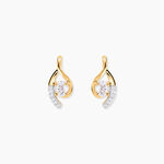 Boucles D'oreilles Sagesse Or Jaune Oxyde Oxyde - Clous d'oreilles Femme | Histoire d&rsquo;Or