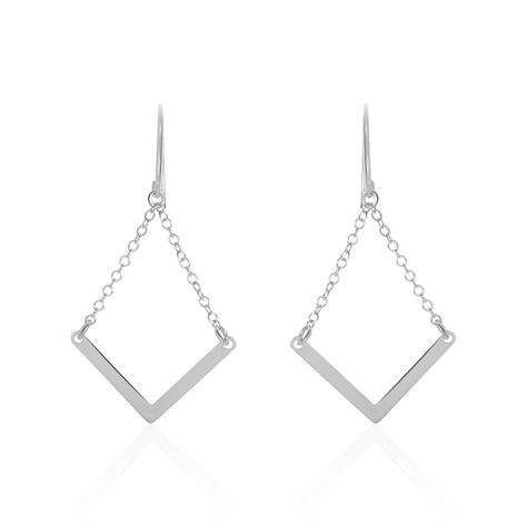 Boucles D'oreilles Argent Blanc  Lakia - Boucles d'oreilles fantaisie Femme | Histoire d’Or