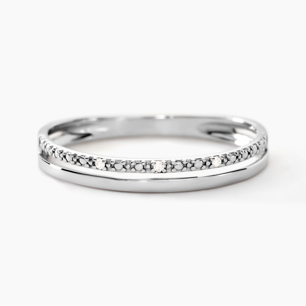 Bague Olena Or Blanc Diamant