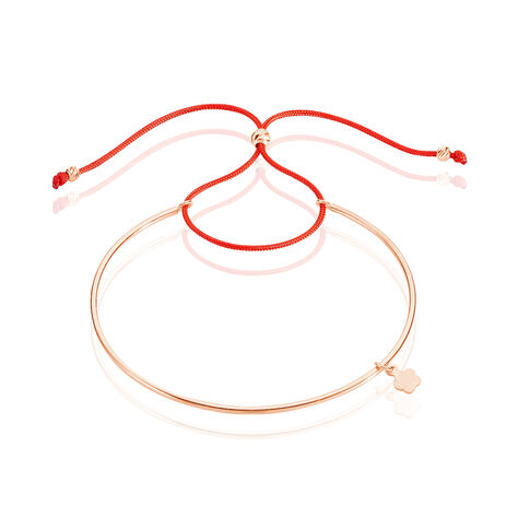 Bracelet Jonc Live Argent Rose - Bracelets cordon Femme | Histoire d’Or