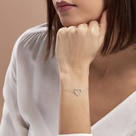 Bracelet Chlora Or Blanc Diamant - Bracelets Femme | Histoire d’Or