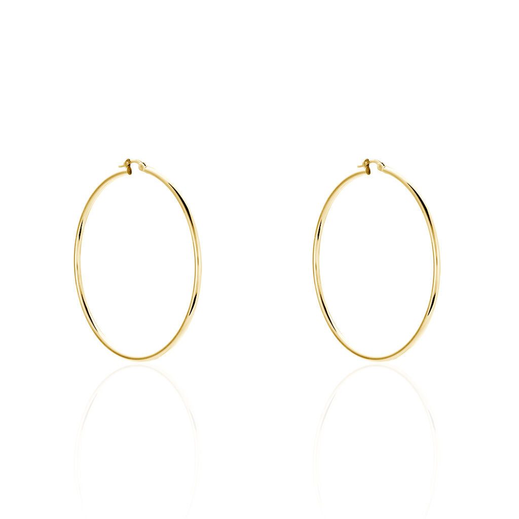 Créoles Verania Or Jaune - Boucles d'oreilles créoles Femme | Histoire d’Or