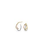 Cr&eacute;oles Horus Or Tricolore - Boucles d'oreilles cr&eacute;oles Femme | Histoire d&rsquo;Or