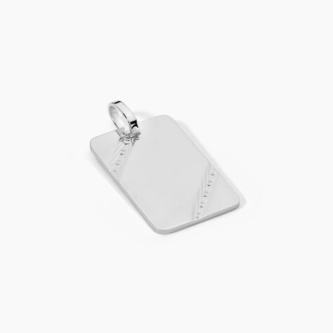Pendentif Ceren Argent Blanc - Pendentifs Famille | Histoire d’Or
