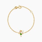 Bracelet Feerie Argent Dor&eacute; A L'Or 750/1000 - Bijoux sans pierre Enfant | Histoire d&rsquo;Or