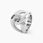 Bague Cyrianne Acier Blanc - Bagues fantaisie Femme | Histoire d&rsquo;Or