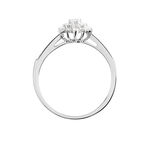 Bague Chouchou Platine Blanc Diamant - Bagues solitaires Femme | Histoire d&rsquo;Or