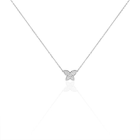 Collier Jolande Argent Blanc Oxyde De Zirconium - Colliers fantaisie Femme | Histoire d’Or