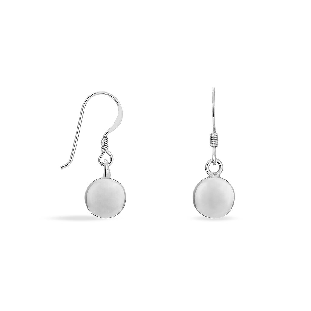 Boucles D'oreilles Pendantes Aricia Argent Blanc - Boucles d'oreilles fantaisie Femme | Histoire d’Or