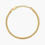 Bracelet Olfa Argent Dor&eacute; A L'Or 750/1000 - Bijoux sans pierre Femme | Histoire d&rsquo;Or
