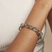 Bracelet Aelia Maille Alternee Acier Blanc - Bracelets Femme | Histoire d’Or