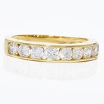 Bague Davila Or Jaune Oxyde De Zirconium - Bagues avec pierre Femme | Histoire d&rsquo;Or