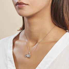 Pendentif Costanza Argent Blanc - Pendentifs Famille | Histoire d’Or