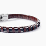 Bracelet Acier Blanc Edouard - Bracelets Cuir Homme | Histoire d&rsquo;Or